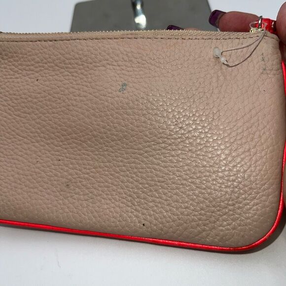 Kate Spade Nude and Neon Wristlet **SEE PICS AND DESCRIPTION - Picture 3 of 12